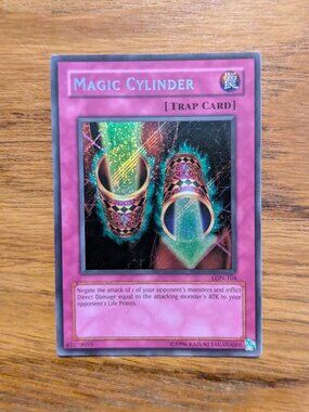 Yu-Gi-Oh! Magic Cylinder LON-104 Secret Rare Unlimited Edition LP/NM Vintage